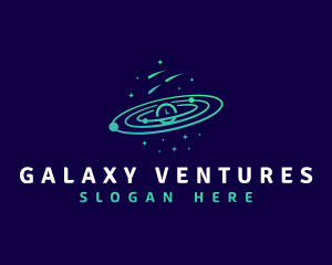 Space Galaxy Time logo design