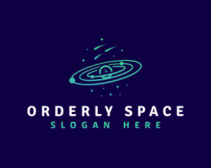 Space Galaxy Time logo design