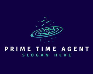 Space Galaxy Time logo design