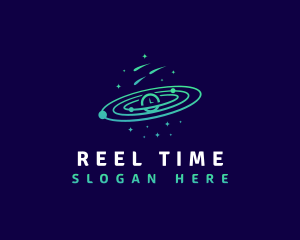 Space Galaxy Time logo design