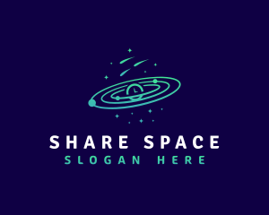 Space Galaxy Time logo design