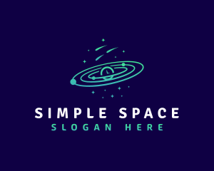 Space Galaxy Time logo design