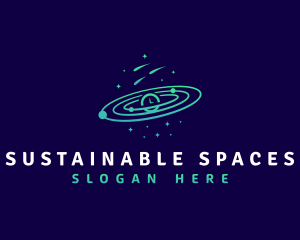 Space Galaxy Time logo design