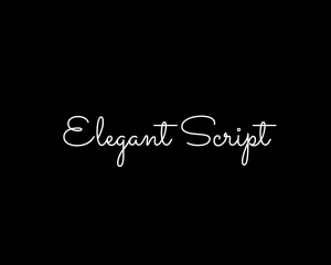 Cursive Handwritten Script logo design