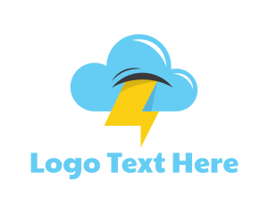 Lightning Cloud Weather logo