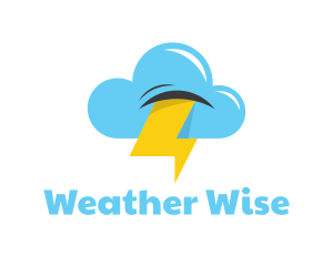 Lightning Cloud Weather logo