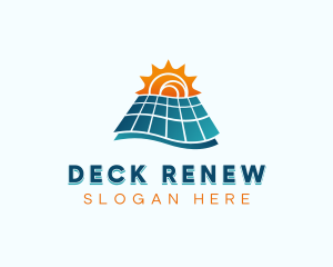 Solar Panel Renewable logo design