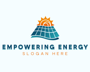 Solar Panel Renewable logo design