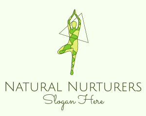 Nature Yoga logo design