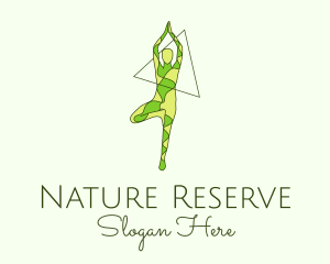 Nature Yoga logo design