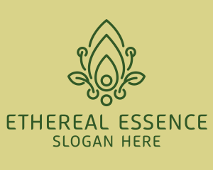 Meditation Oil Essence  logo design