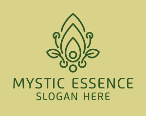 Meditation Oil Essence  logo design
