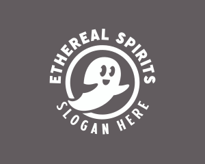 Spirit Spooky Ghost logo design