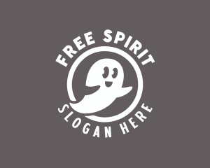 Spirit Spooky Ghost logo design