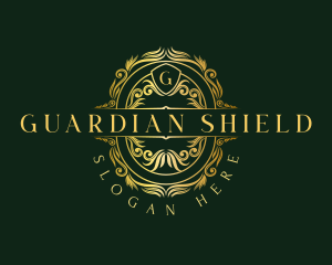 Luxury Luxe Shield logo design