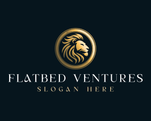 Luxury Lion Crest logo design