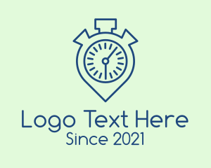 Timer Location Pin  logo