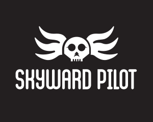 Winged Skull Pilot logo
