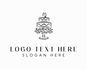 Wedding Catering Cake logo