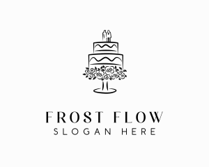 Wedding Catering Cake logo design