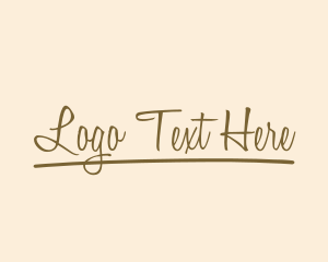 Text - Coffee Fancy Text logo design