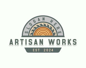 Saw Woodwork Artisan logo design