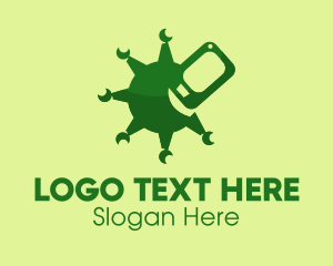 Mobile - Mobile Phone Virus logo design