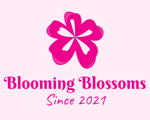 Pink Cherry Blossom logo design