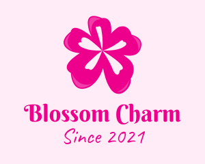 Pink Cherry Blossom logo design