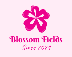 Pink Cherry Blossom logo design