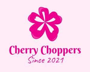 Pink Cherry Blossom logo design