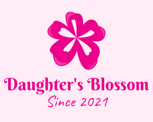 Pink Cherry Blossom logo design