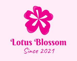 Pink Cherry Blossom logo design