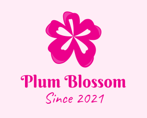 Pink Cherry Blossom logo design