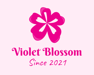 Pink Cherry Blossom logo design