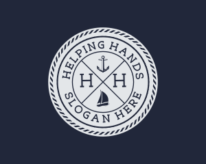 Nautical Marine Sailboat  logo