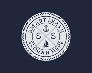 Nautical Marine Sailboat  logo