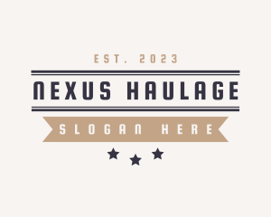 Retro Boutique Banner logo design