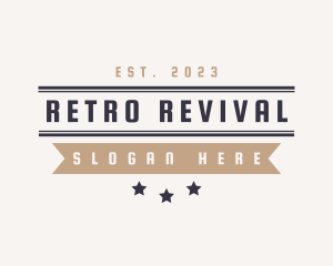 Retro Boutique Banner logo design