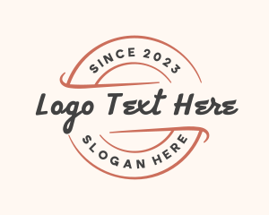 Retro Brand Shop Logo