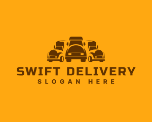 Delivery Freight Truck logo design