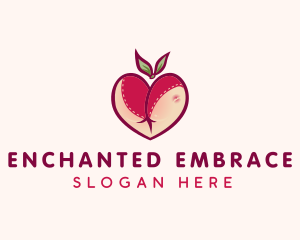 Naughty Peach Lingerie logo design