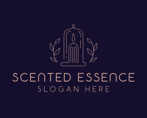 Scented Candle Home Decor logo design