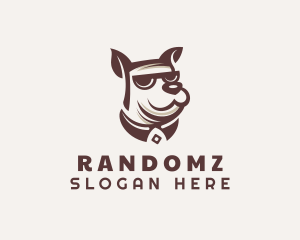 Cool Sunglasses Dog logo