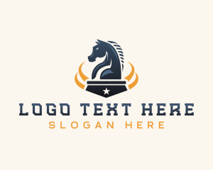 Chess Knight Horse logo