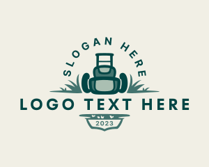 Lawn Mower Landscaping logo