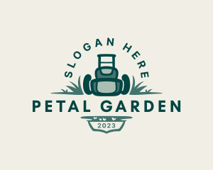 Lawn Mower Landscaping logo design