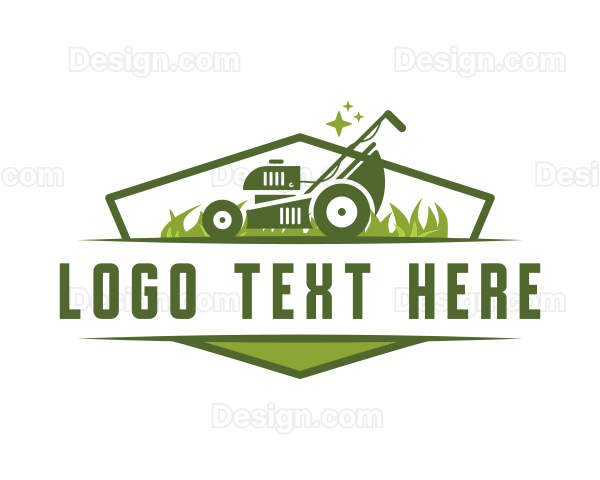 Grass Mower Farm Logo