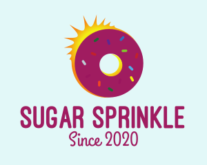 Sweet Donut Sun logo design