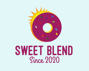 Sweet Donut Sun logo design